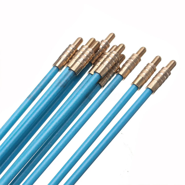 Fiberglass Running Electrical Wire Cable Rods Wire Pulling, Fish Rods Electrical Kit Puller