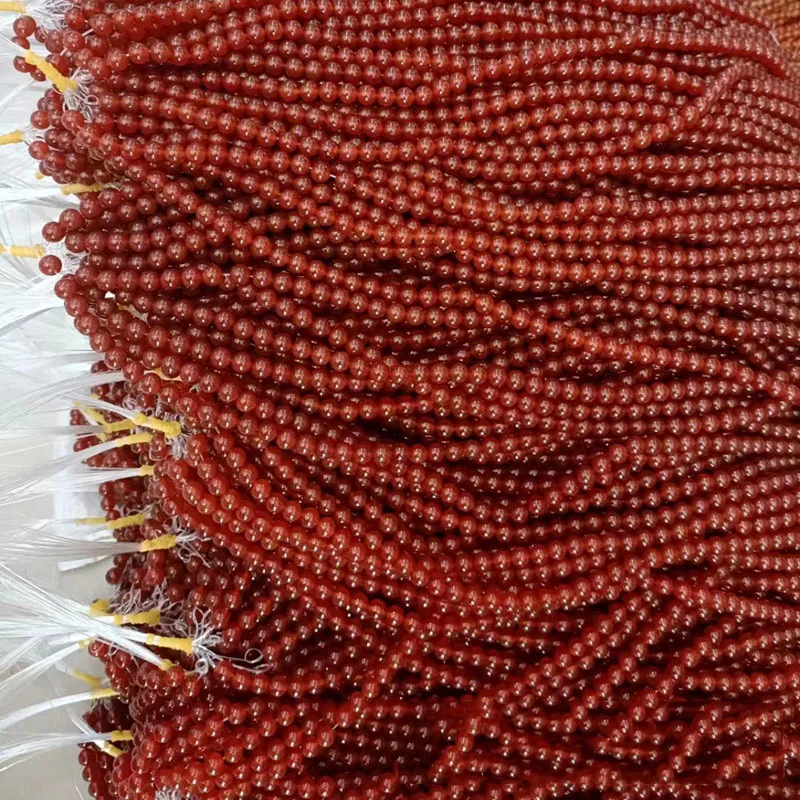 4/6/8/10MM Natural Stones Carnelian 8MM Red Onyx Agate Round Loose Stone Beads