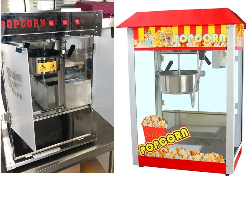 Delicate Commercial Popcorn Machine / industrial Popcorn Maker