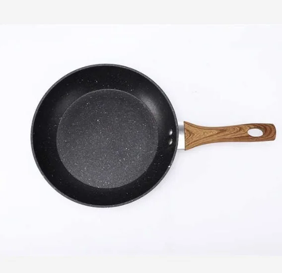 Cookware Set Aluminum Kitchenware frypan Non Stick coating with soft wooden handle