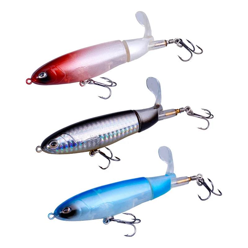 Palmer 11cm 15g floating whopper popper fishing lure top water whopper plopper lure hard bait propeller fishing lures