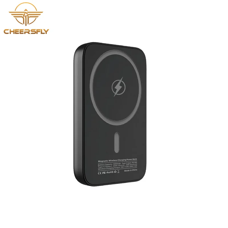 2023 new Magnet Wireless Charging Charger 5000 Mah 10w/15w Mini Magnetic Power Bank F9 wireless charging