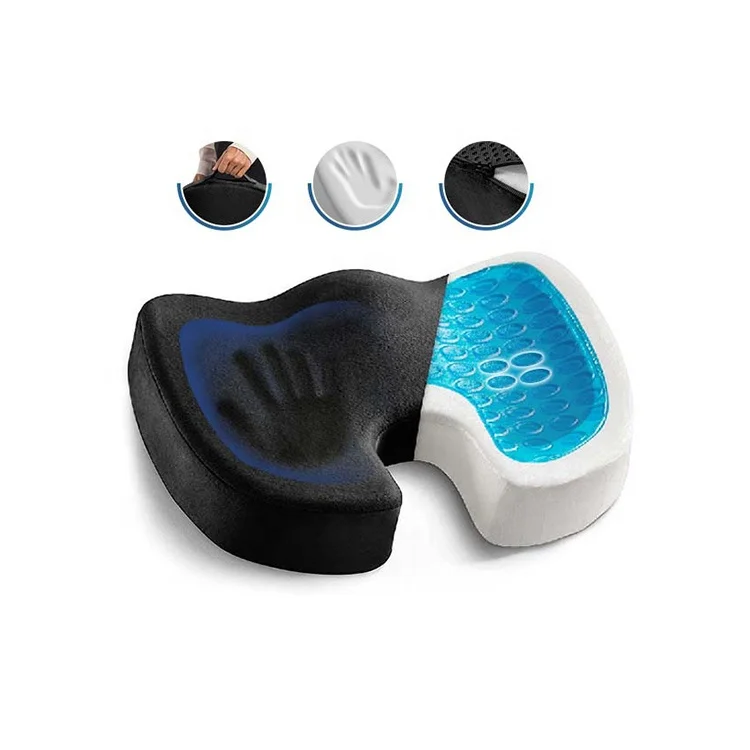 Охлаждающая и удобная гелевая Подушка для сидения длинное сидение офисное кресло с эффектом памяти подушка автомобиля всех сезонов