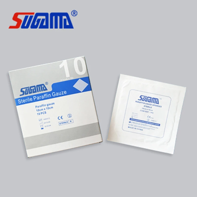 medical vaseline gauze pad paraffin gauze dressing