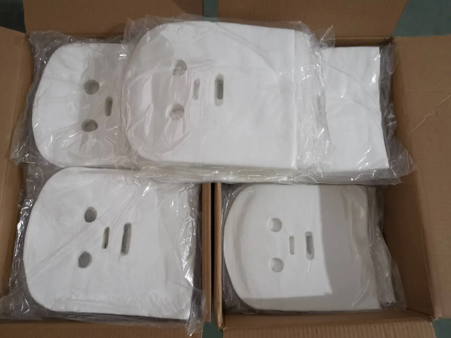 Beauty salon disposable  gauze face sheet mask skin management 30*35cm for sale