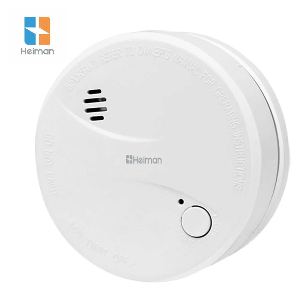 10 Years Standalone photoelectric smoke detector DC 3V battery power smoke alarm EN14604, VDS certificate