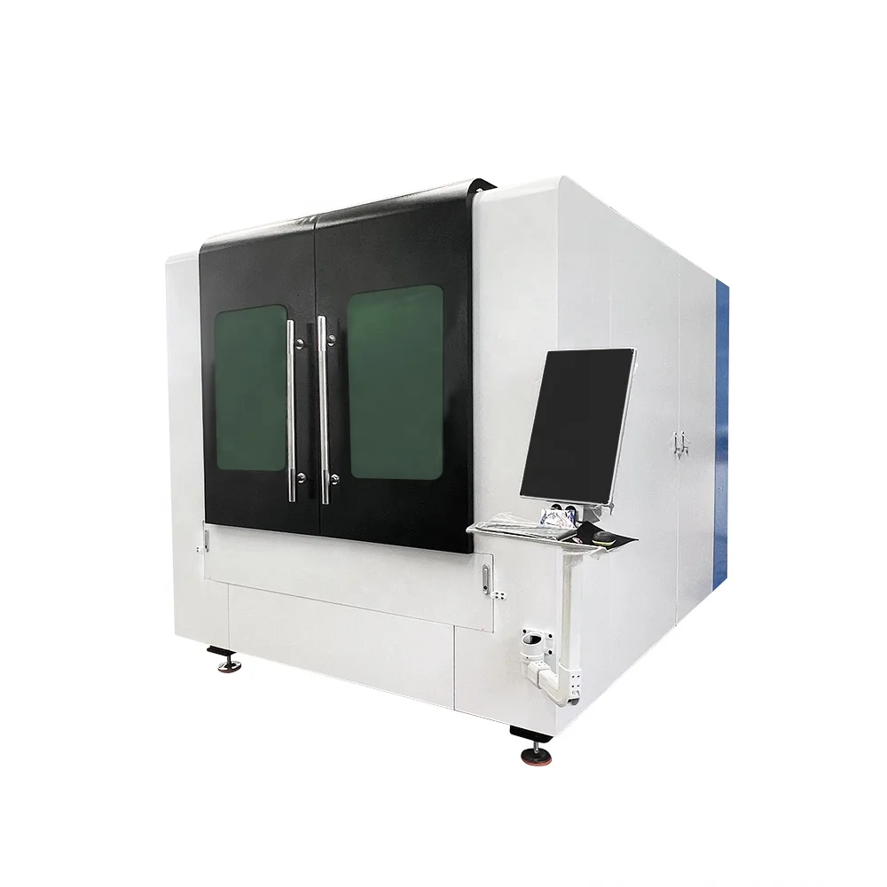 MKLASER 1515 High precision carbon Stainless steel Metal 1000W  Mini fiber laser cutting machine price