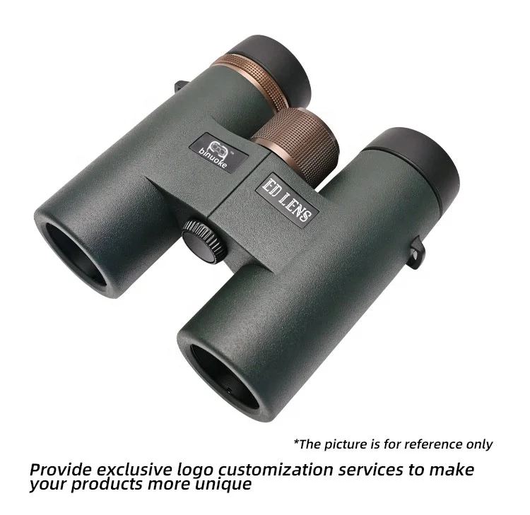 China Professional Nitrogen ED Binoculars 8x32 10x32 Waterproof Telescope Ed Binoculars for Sightseeing Hiking