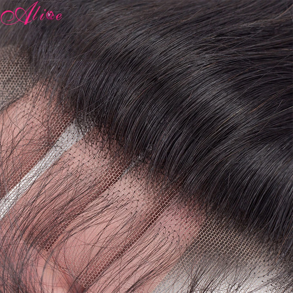 Высшее качество 13x6 13x8 швейцарские фронтальные кружева предварительно выщипанные натуральные волосы с выравненной кутикулой