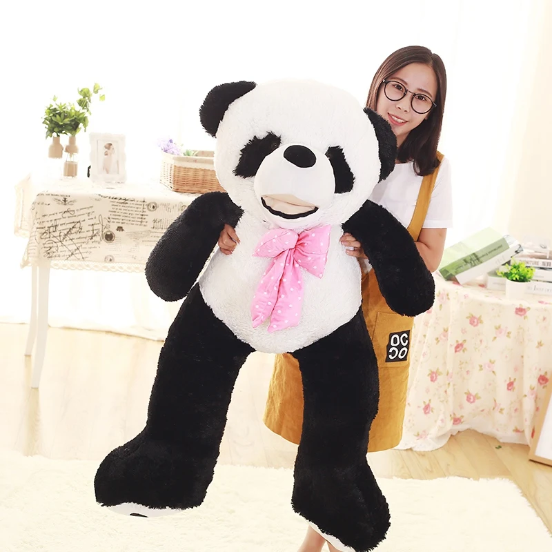 custom Huge Giant Plush Panda Teddy Bear Toy For Kids Stuffed Animals Plush Big Panda Bear LOW MOQ