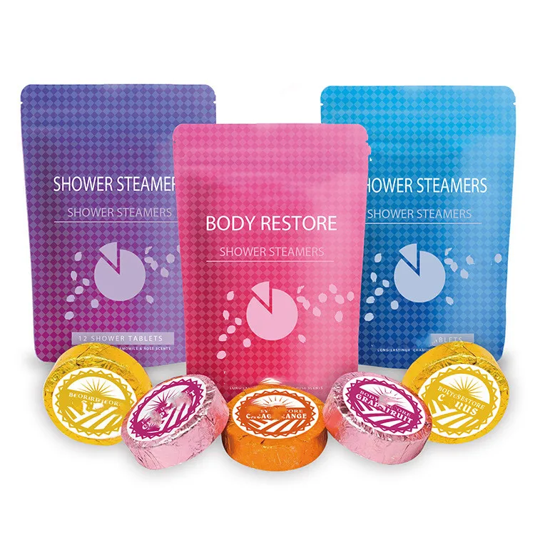 2022 Фирменная торговая марка увлажняющий расслабляющий душевой отпариватель для тела домашний спа-Отпариватель Fizzies