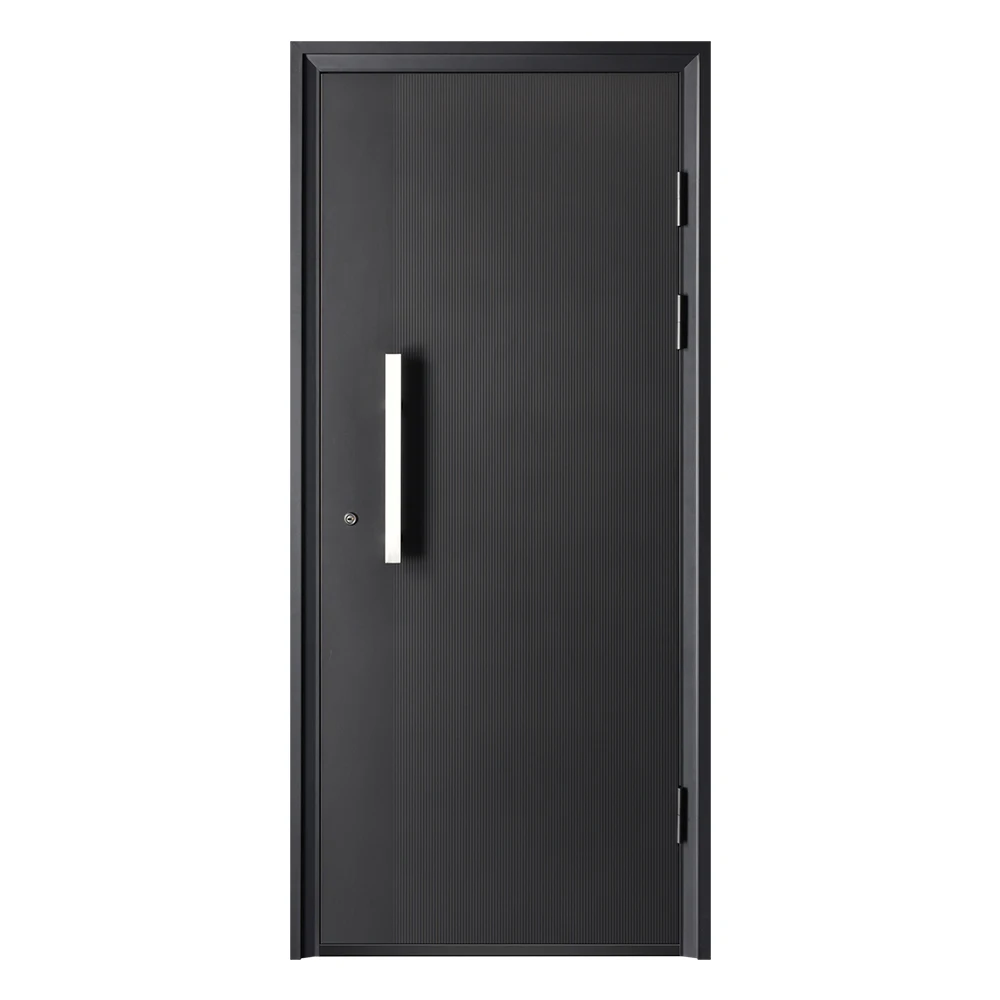 Wholesale 70mm Apartment Entrance Safety Door Modern Intelligent Secured Outdoor Door