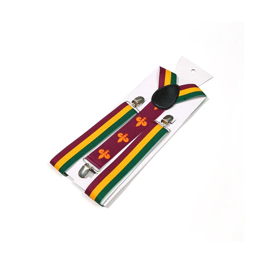 
stock Chinese suspender factory hot Sale Fashion High-End Fashion Suspenders For Men, 3 Clips Suspender Y Shaped Braces Gallus 