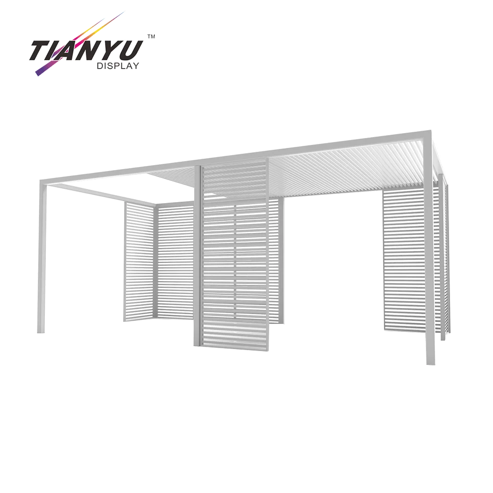 Tianyu  Multifunction Waterproof Aluminum Garden Buildings Sheds Barbecue Grill Gazebo White Pergola Screens