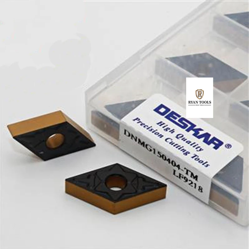 Original cnc cutting inserts carbide turning tools for lathe DNMG150404/150408/150608-TM LF9218 DESKAR