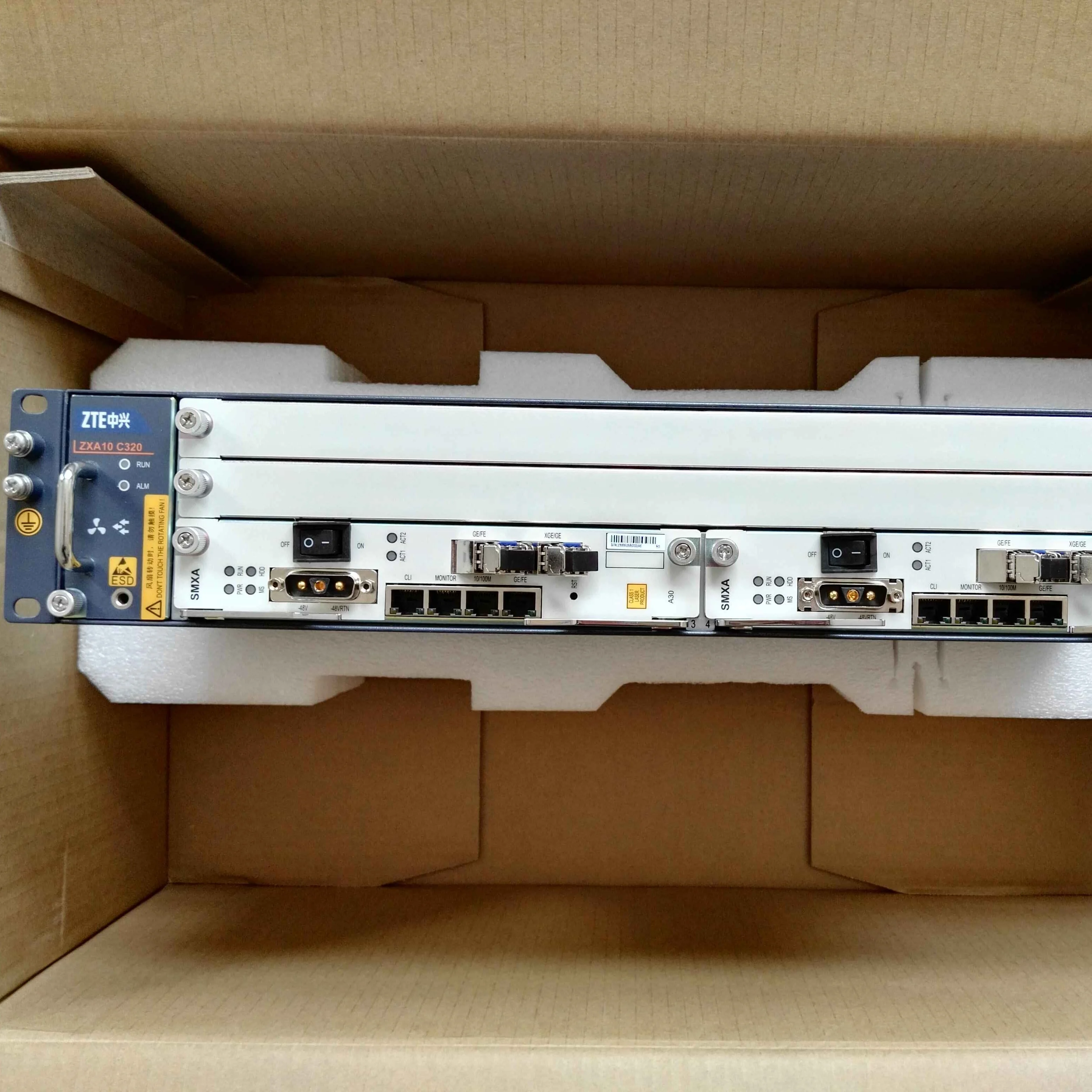 OLT ZTE ZXA10 C320 8/16 ports Smxa Pram Smxa/3 Smxa/1 GPON ZTE C320 OLT