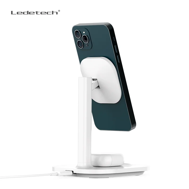 Metal Adjustable Wireless Magnet Charge Holder for Mobile Phone and Tablet with Yes Customized