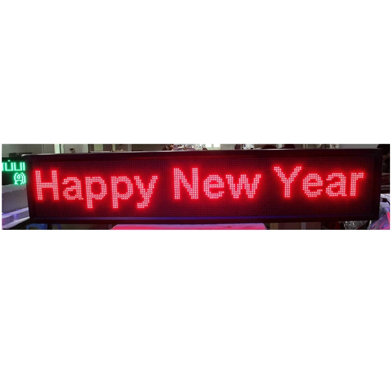 Running Message TEXT Led Display Mono Red White Color Indoor Outdoor Semi Outdoor P10