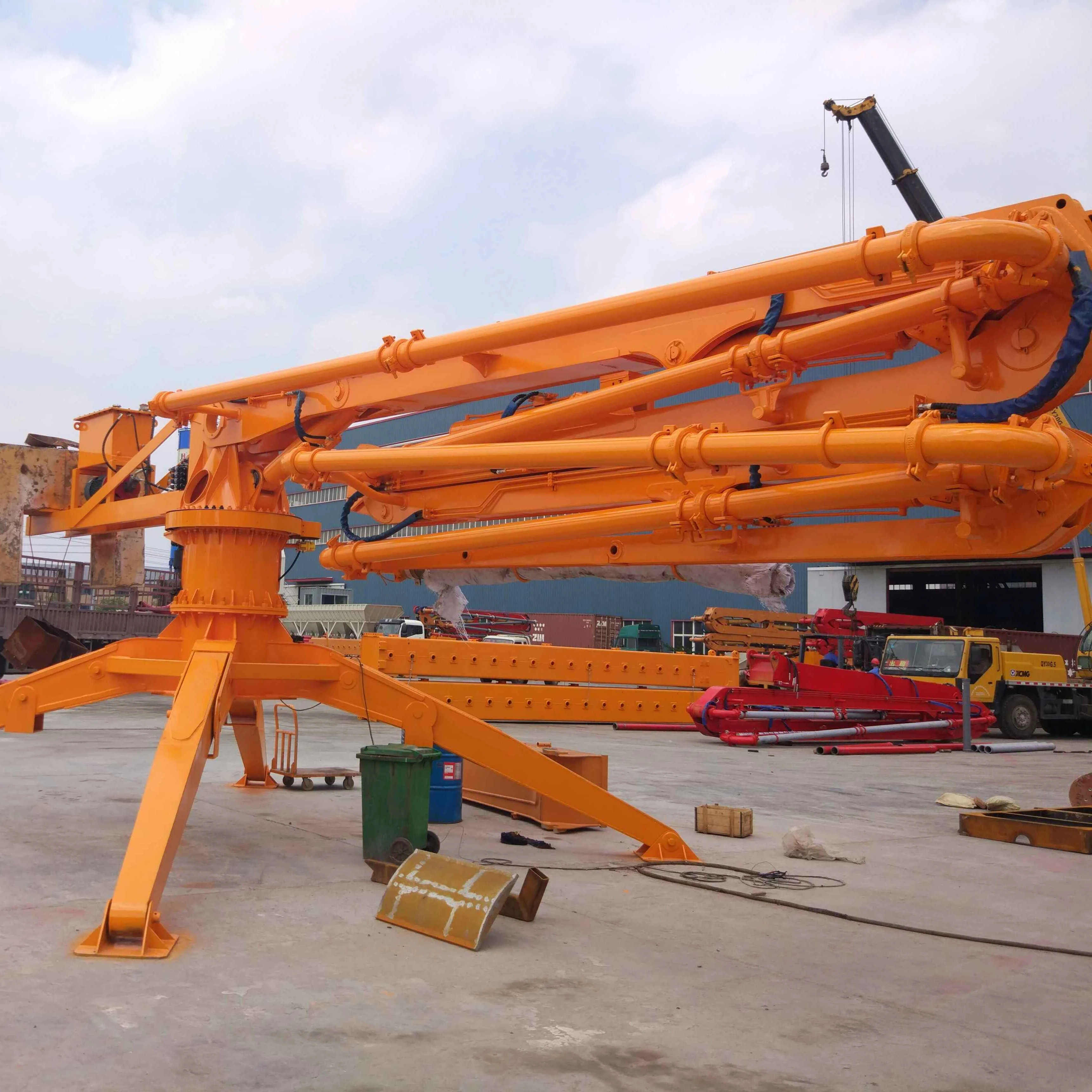 JIUHE factory 17 m Concrete Pump Placing Boom Stationary  Self-Climbing Concrete Placing Boom Without Balance Weight