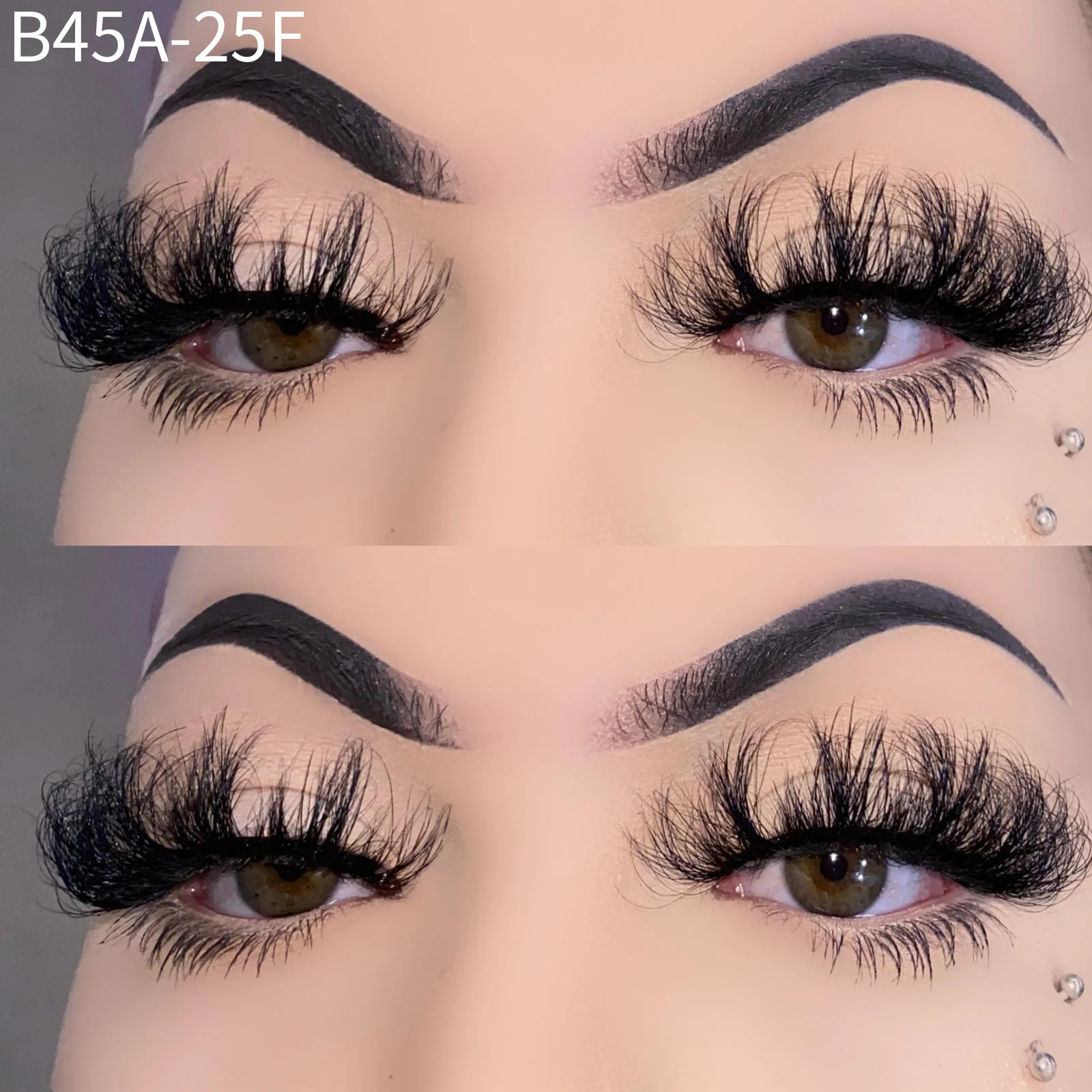 Natural eyelashes human hair natural long false eyelashes vendor natural real fur 25mm 3d mink eyelashes lashes wholesale