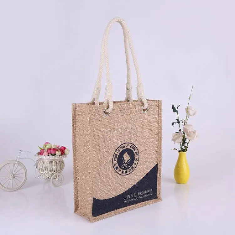 Lank DIY Craft Pouches For Travel Small Carry Bag  Shopping Jute