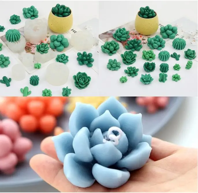 Nonstick Food Grade Epoxy Resin Silicone Candy Baking Soap Chocolate Cake Moulds Molds Handmade Making For Resin Art