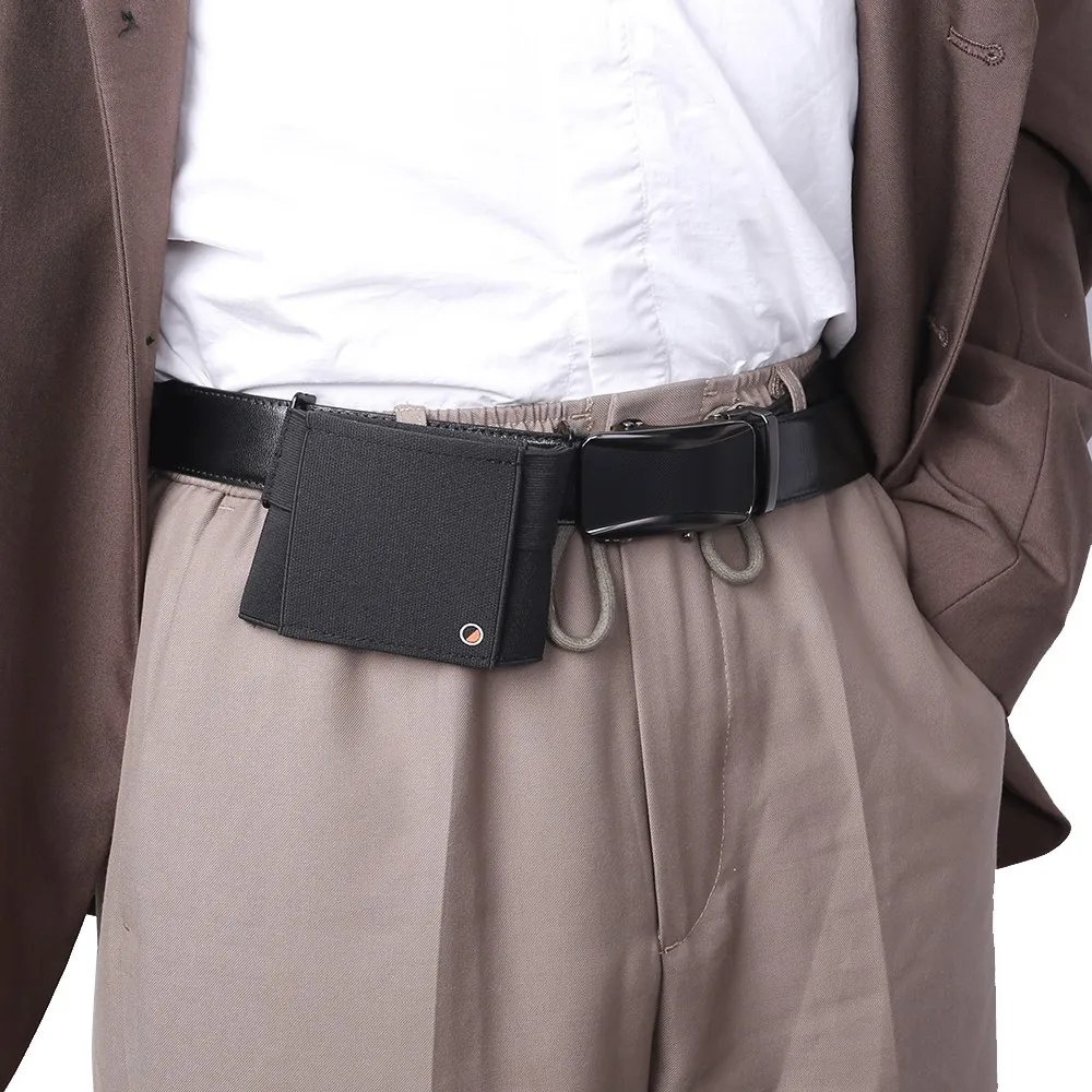 Invisible Wallet Waist Bag Belt Pouch Portable Pouch Card Storage Bag for Men Women Passport Holder Organizers Hunting Outdoor