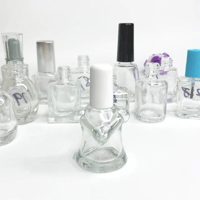 Wholesale Empty Glass Nail Polish Bottle Portable Small Brush Nail Art Container Supplier