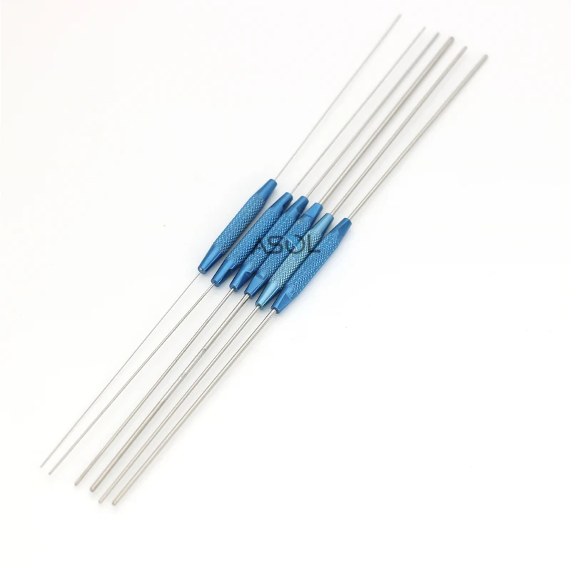 Professional 6 pieces set of bowman lacrimal probe stainless steel surgical instruments