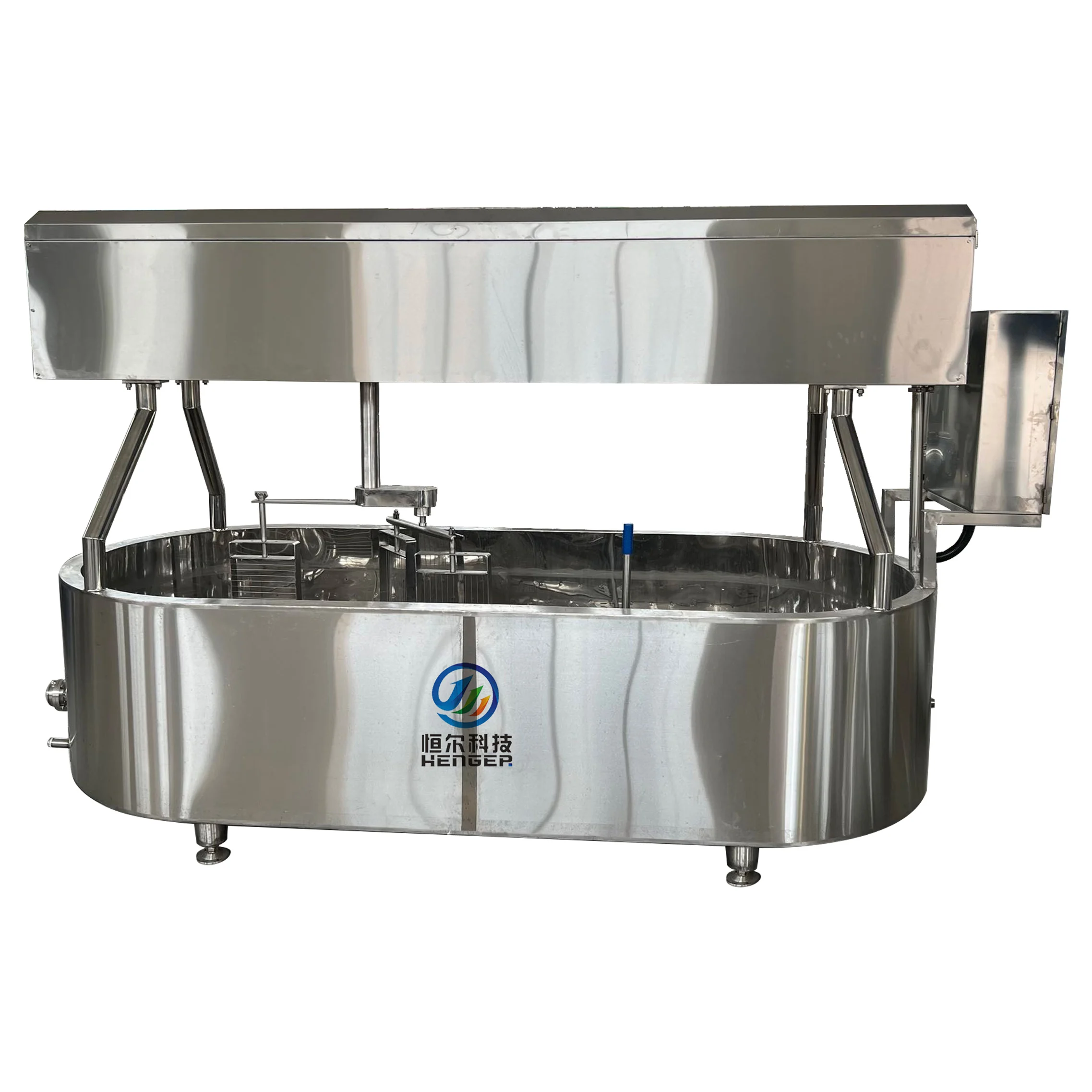 Hot Sale Small  Cheese Cooker Vat Customized Capacity with Wheel for Cheese Making Line Farm of Cheesemakers