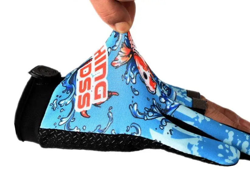 SNEDA Three Fingerless Black Lightweight Fishing Cycling Running Breathable Gloves for Men Women Fishing Gloves