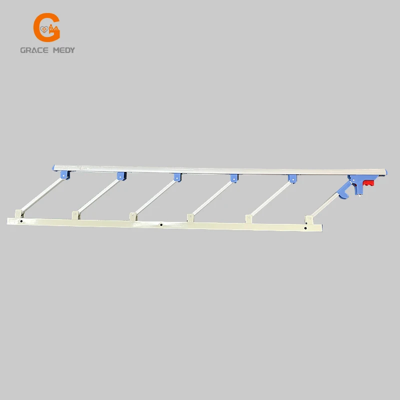 Folding Aluminum Stainless Side Guard Rail for Hospital Bed Parts Accessories With Cheap Price