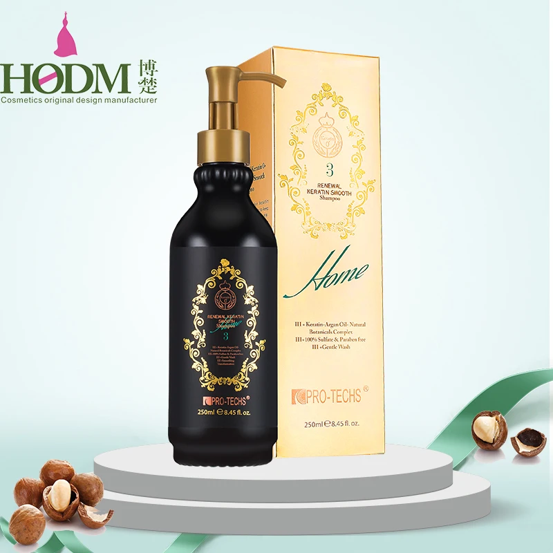 PRO TECHS Paraben Free Sulfate Free Argan Oil After Renewal Keratin Home Maintenance Shampoo