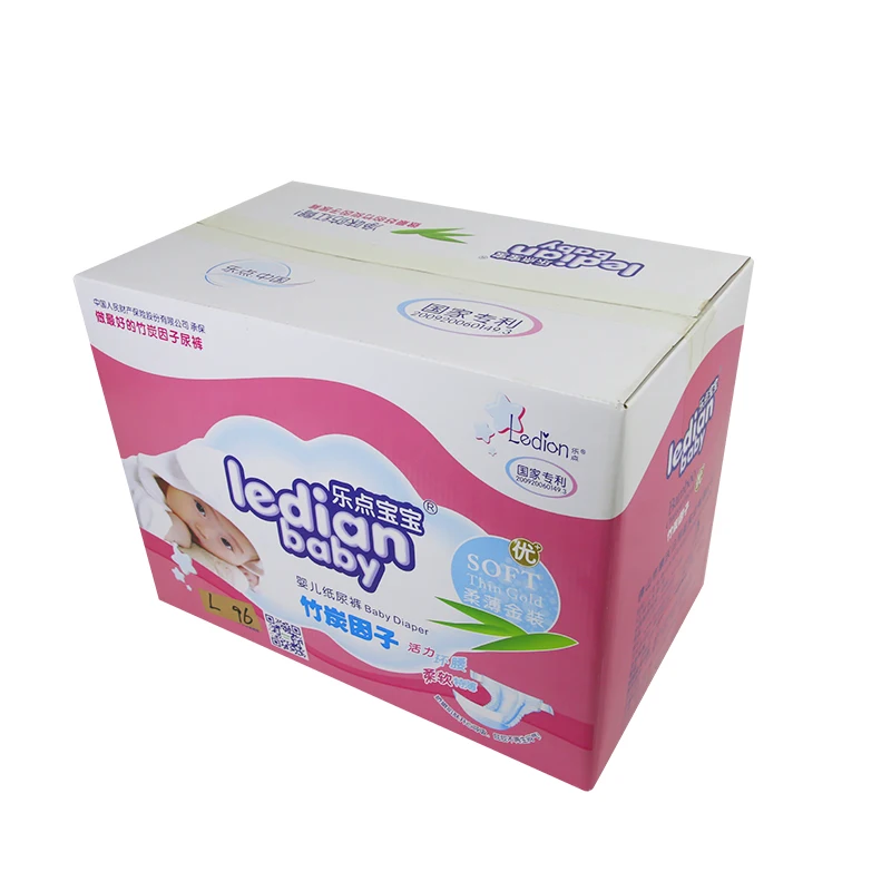 China Manufacturer Super Absorbent Disposable Printed Dry Surface Baby Diaper