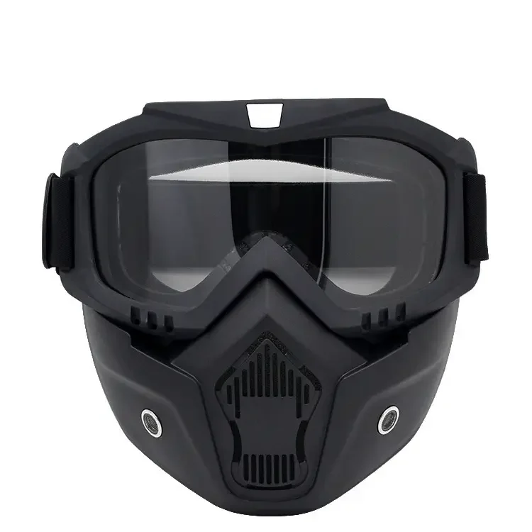 Combat Training Protection Goggles Motorcycle Detachable Skeleton Full Face Mask Tactical Glasses Skull Masks for Helmet
