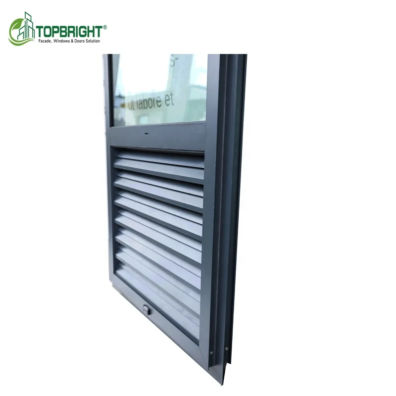 Commercial sound proof doubl glaze basement windows climate control PTAC glass windows system