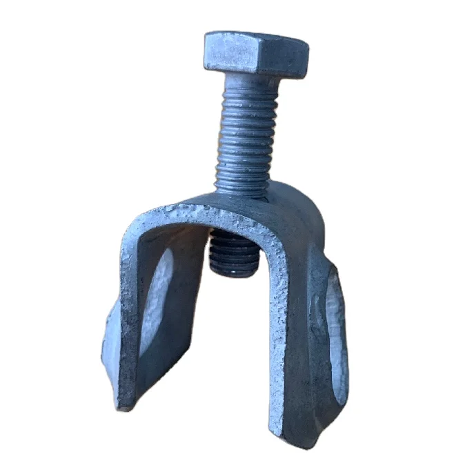 Manufacturers Hot Dip Galvanized bottom set Grounding clamp for Transmission line fitting grounding strand clamp top set