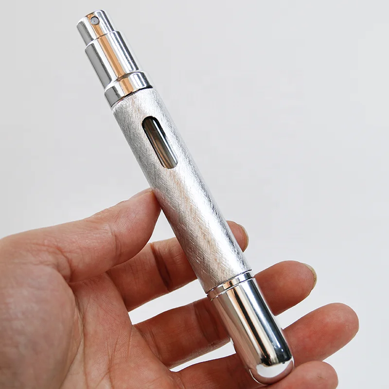 Travel usage refillable perfume small bottle empty perfume spray bottle 10ml glass bottle for oil with roller ball