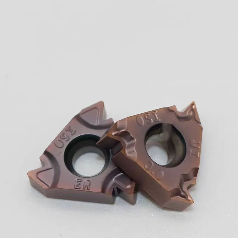 Carbide Inserts 16ERM 3.0 ISO LF6018 External Thread Turning Tools Tungsten Carbide 16ERM thread insert tool For Lathe Tool