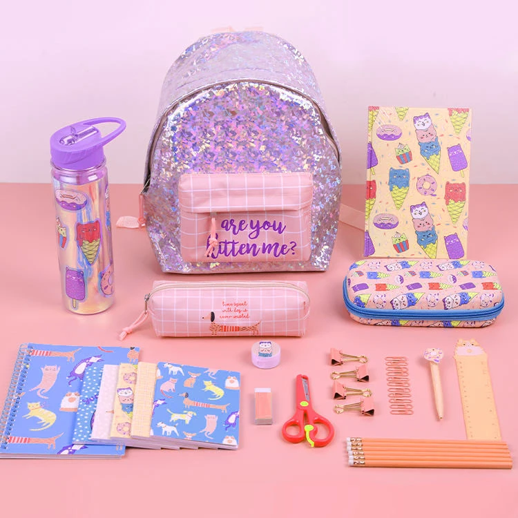 Back To School Gift Set School Items Pink Kit Great Bundle School Stationery Set For Girls Children Gift