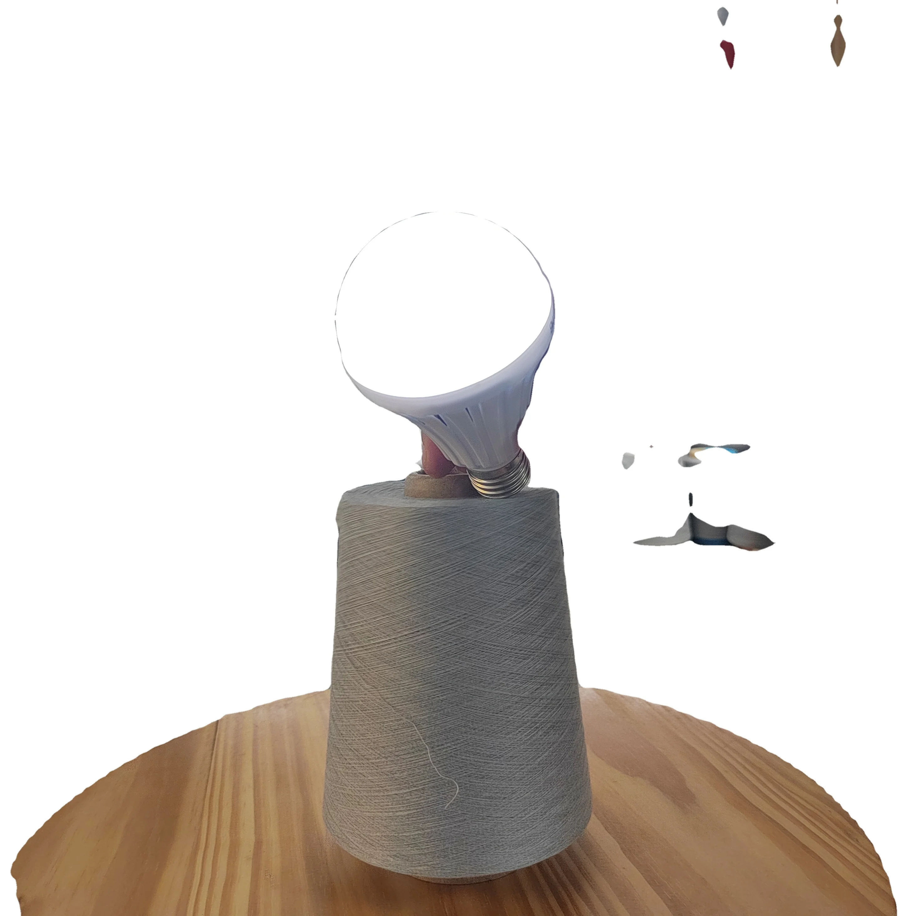 conductive yarn of 32S  Polyester wire conductive yarn for conductive fabric