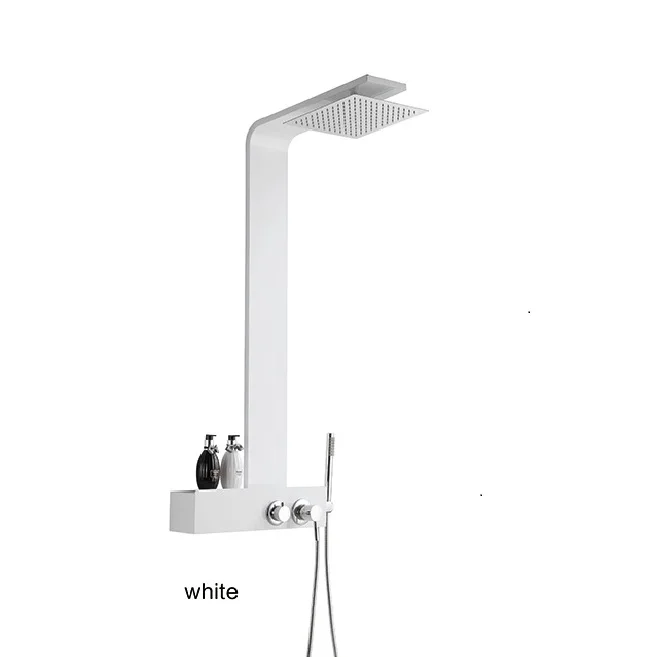 YL-5603 Luxury Shower Column Stainless Steel Shower Panel Wall With Message Jets