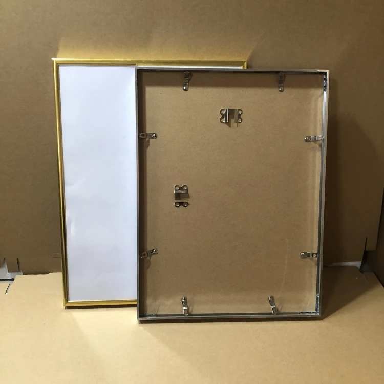 Wholesale cheap Aluminum Photo Frame with Ivory Color 11x14  Mat for 8x10 Picture & Plexiglass, Metal Picture Frame Collection