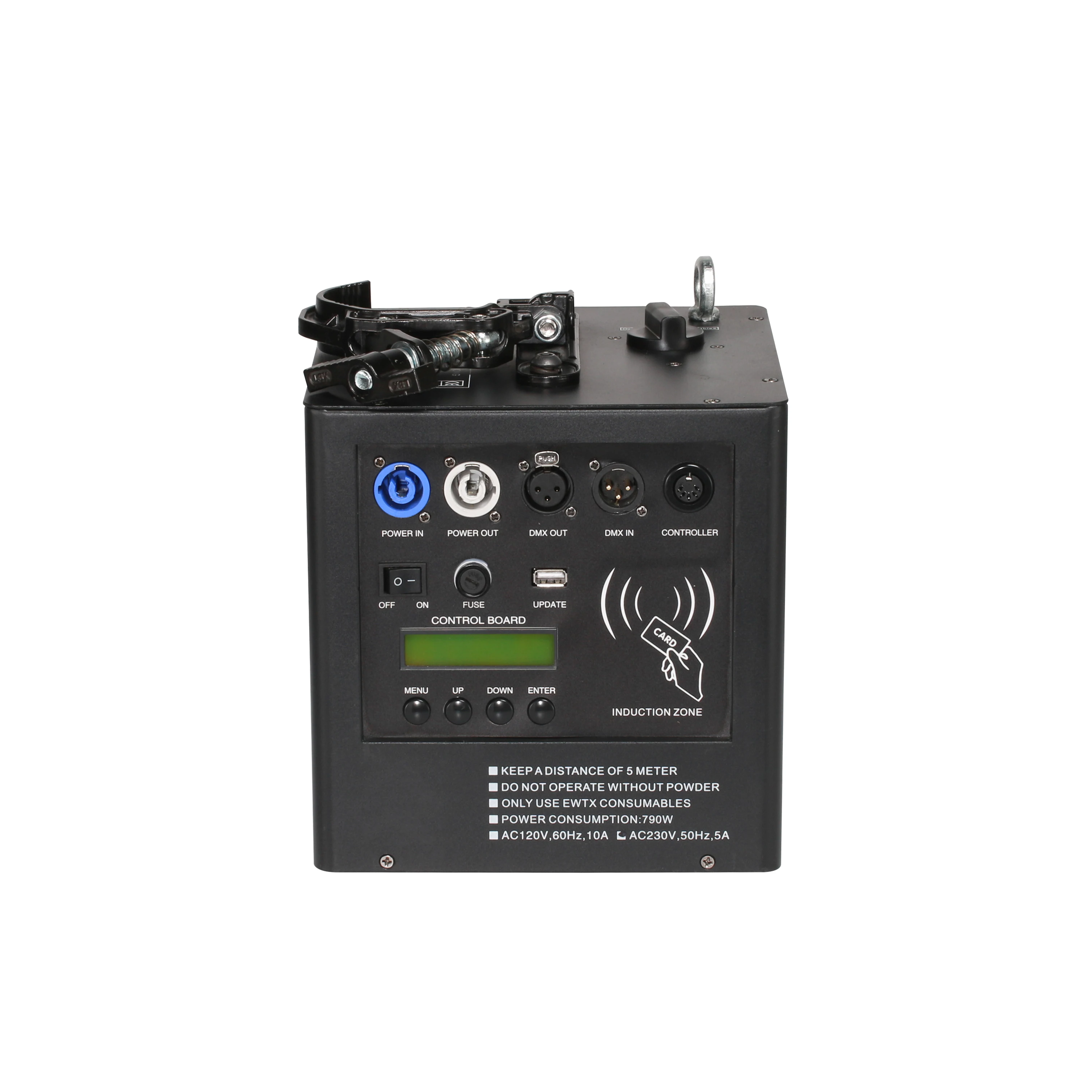 Fireworks indoor outdoor high quality DMX remote control safety touchable cold spark machine wireless atmosphere equipment