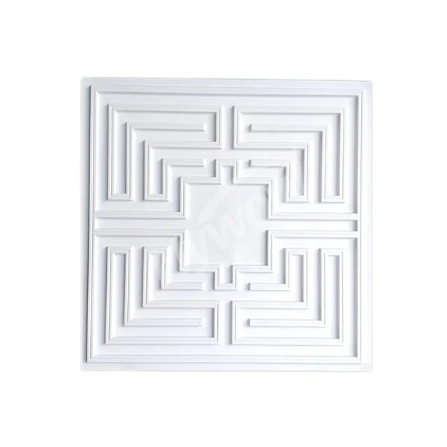 GFRG  High Quality Construction Material Decorative PVC GFRG Ceiling Interior Easy Installation GRG GFRC Ceiling
