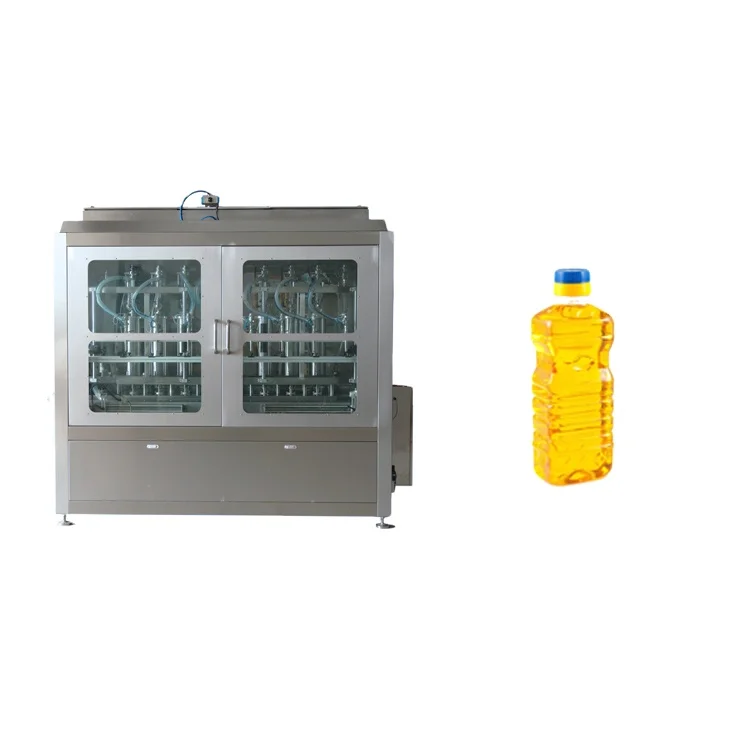 Npack Full Automatic Soybean Food Oil Filling Machine Edible Oil Production Line For Bottle