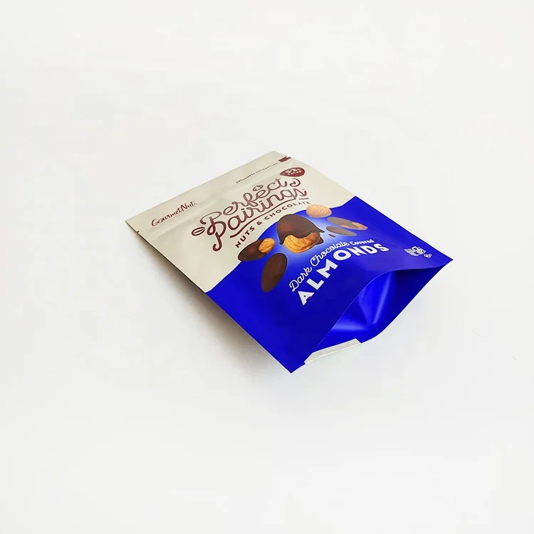 Custom Cashew Nuts Edibles Stand Up Pouch Heat Seal Plastic Food Package Nut Packaging Printed Mixed Nut Packaging