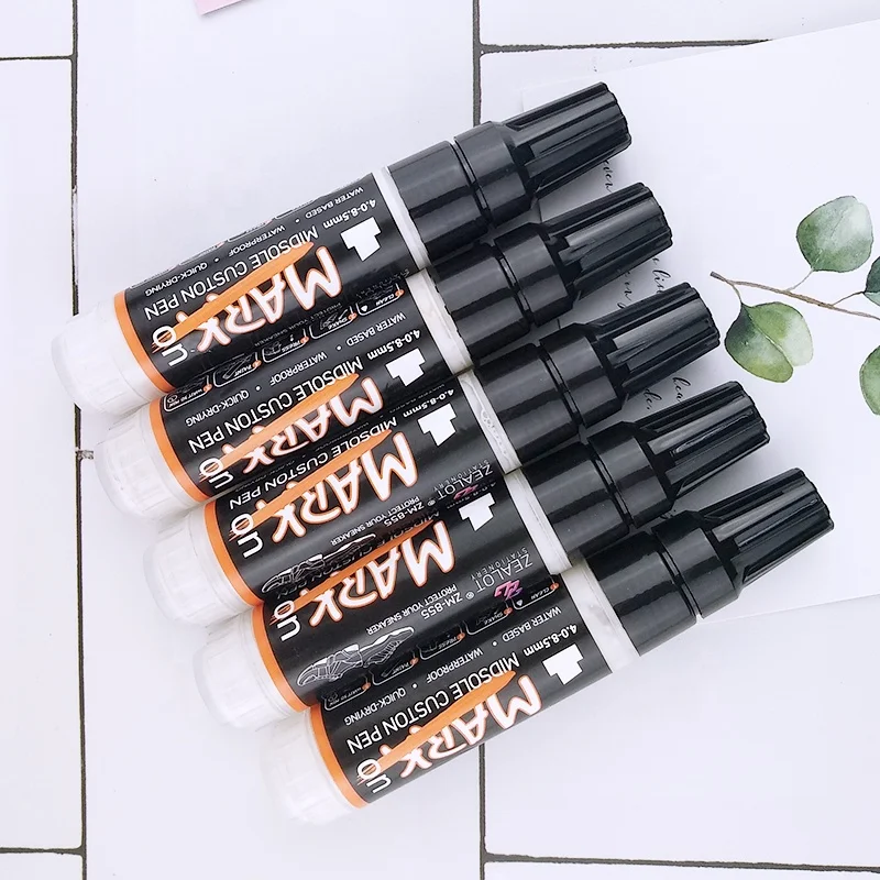 Leather Paint White Midsole Shoes Sole Paint Marker Sneaker Markers Shoe Paint