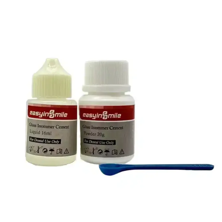 Easyinsmile стоматологическое стекло материалы для наполнения иономерного цемента со смесительной площадкой и мерной ложкой 20 г порошок 16 мл жидкость