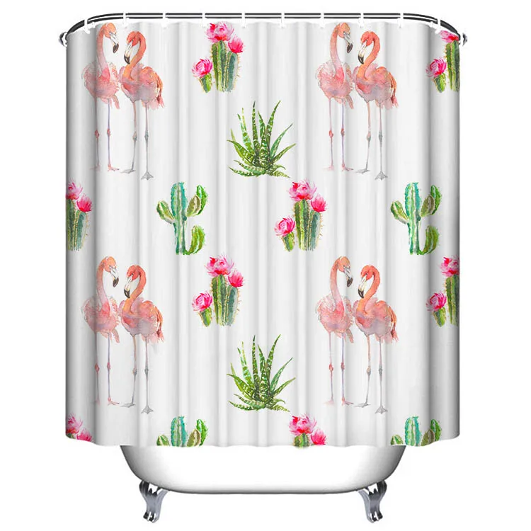 Wholesale Bathroom  Digital Print Children Cute Cartoon  Shower Curtain